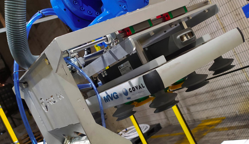 El robot PL80 de Yaskawa y el software PalletSolver permiten a Proelan automatizar y mejorar la flexibilidad de producción en el almacén WILLIAMS & HUMBERT